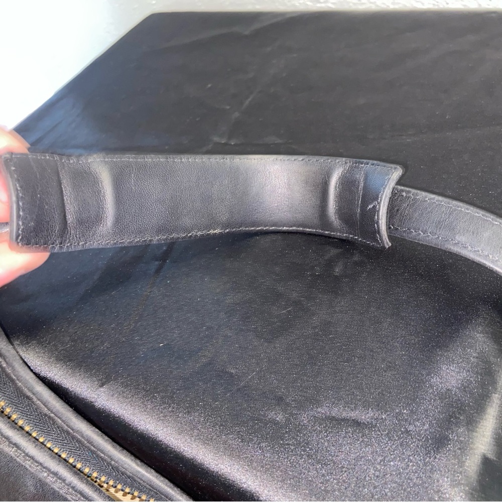Coach Black Leather Shoulder Bag Style # A10-9213 - Picture 7 of 13